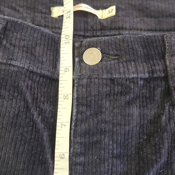LEVIS 311 BLACK CORDUROY SHAPING SKINNY WOMENS JEANS  SIZE W31  L30  NEW - Picture 13 of 15